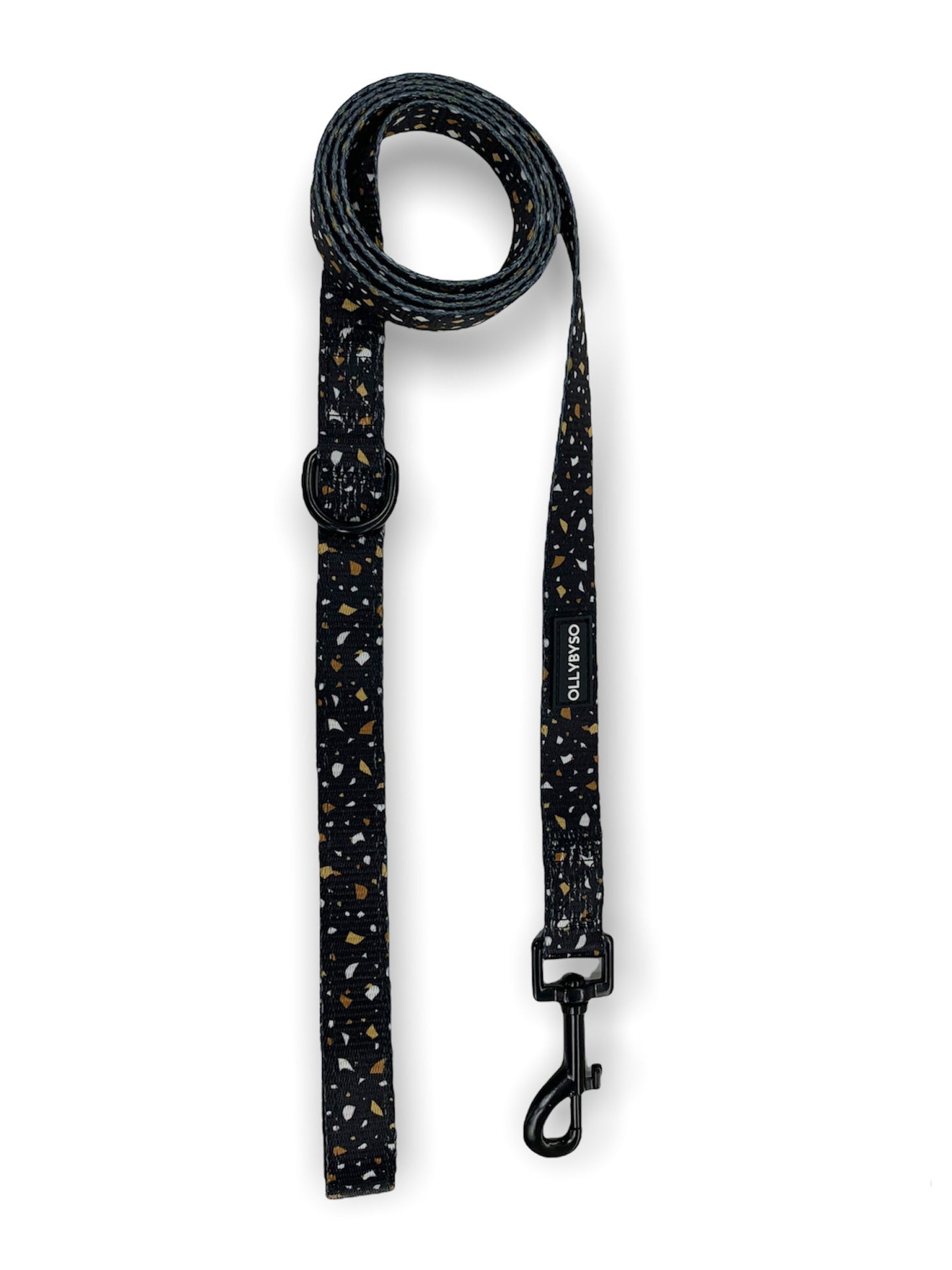 black dog lead, dog leash, dog accessories, adjustable dog harness, black dog harness